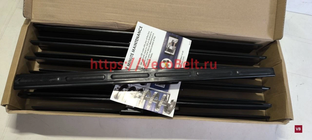31010023 SKU20 Звено цепи TPS 6 HF R asymm POM Black (1упак.=20шт) AmbaFlex (81310488) — изображение 4